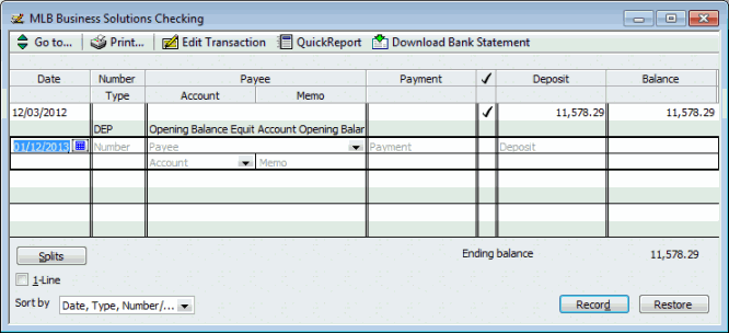 how can i change the due date filter for statements in quickbooks 2011for mac